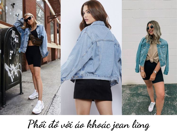 Phối đồ với áo khoác jean lửng nữ sao cho đẹp, cá tính?